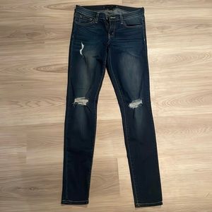 Flying Monkey Distressed Skinny Jeans